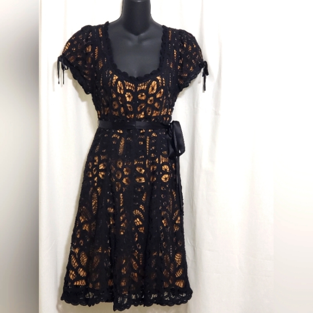 Betsey Johnson Vintage Battenberg Lace Dress